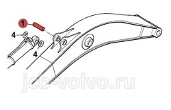 Палец 120501-01062 DOOSAN SOLAR 210W-V2